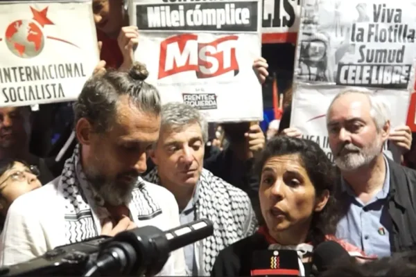 Flotilla Global Sumud: dirigentes de la izquierda argentina denunciaron represión y llamaron a “romper relaciones con Israel”
